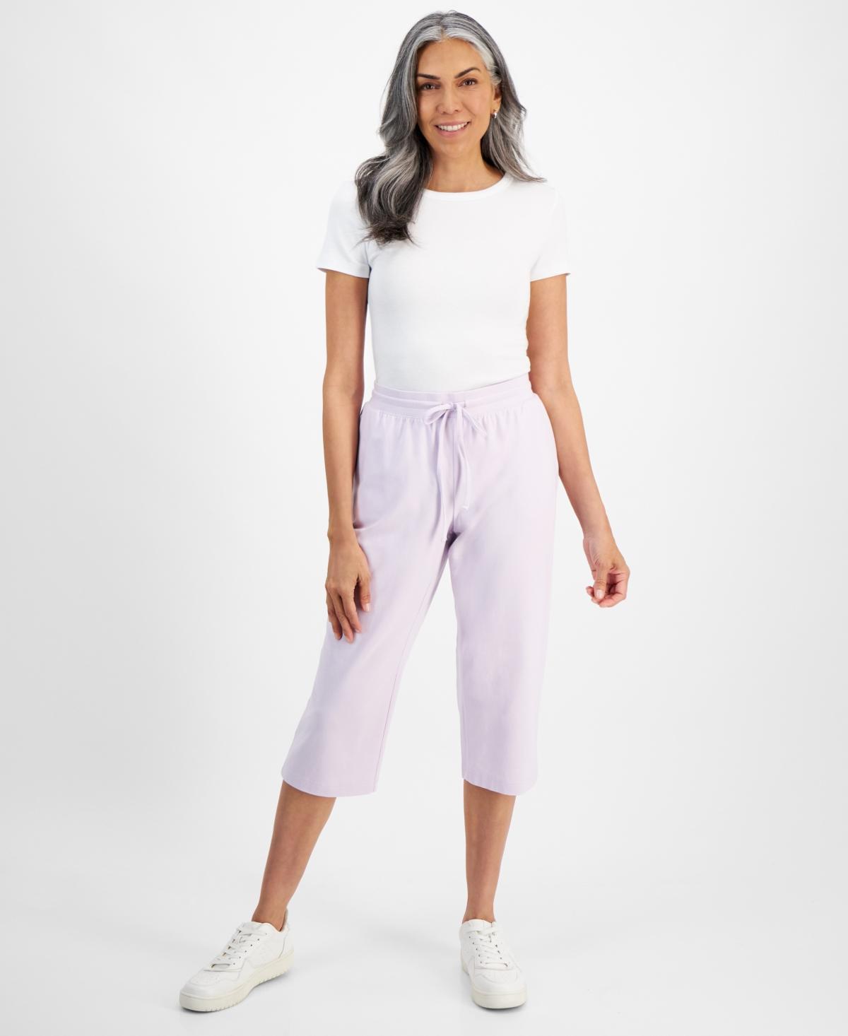 Style & Co Womens Mid Rise Capri Sweatpants, Created for Macys Product Image