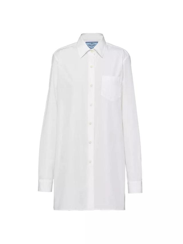 Poplin Mini Shirt Dress Product Image