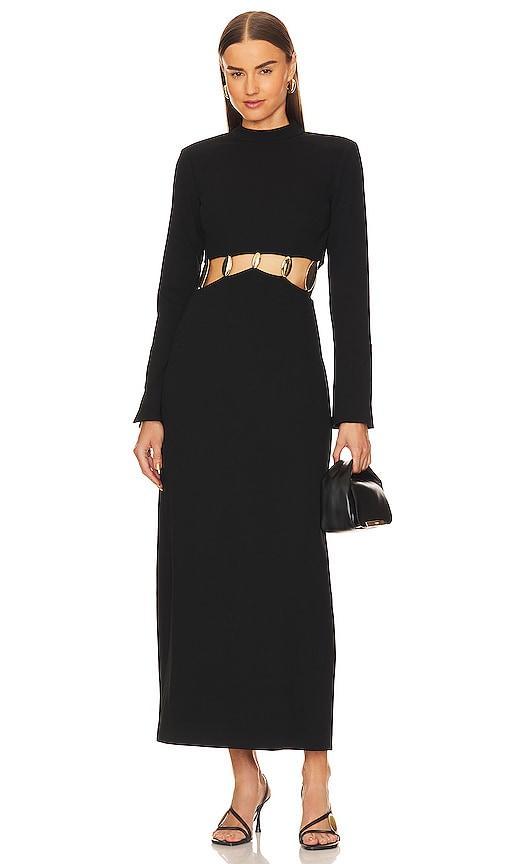 SIMKHAI Gloria Gown Black. (also in 0). Product Image