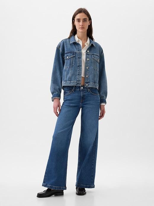 Low Rise Stride Wide-Leg Jeans Product Image