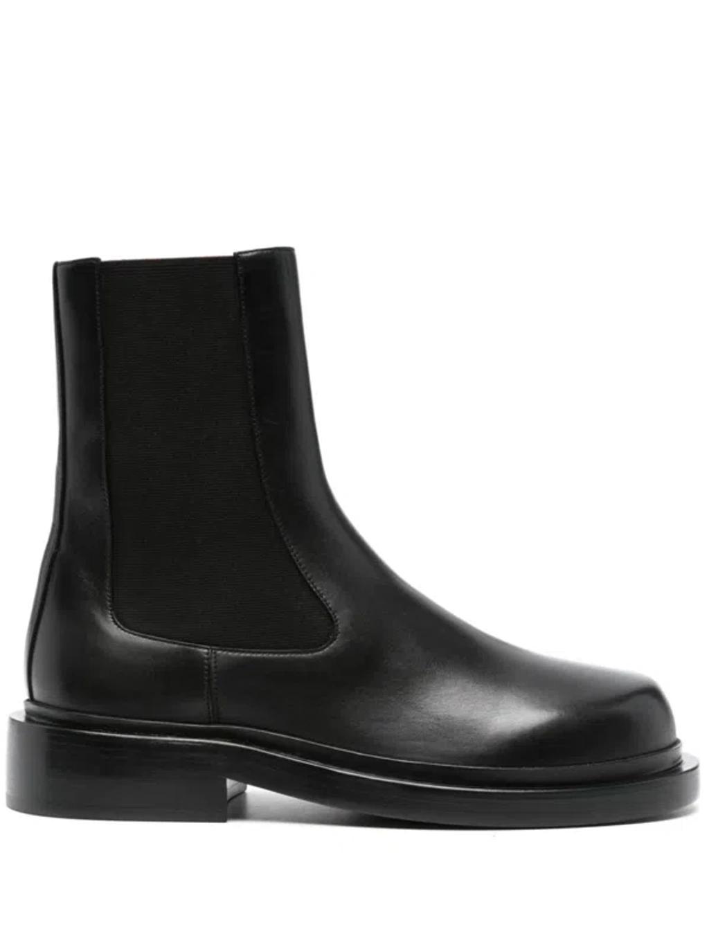 Leather Boots In Black product image