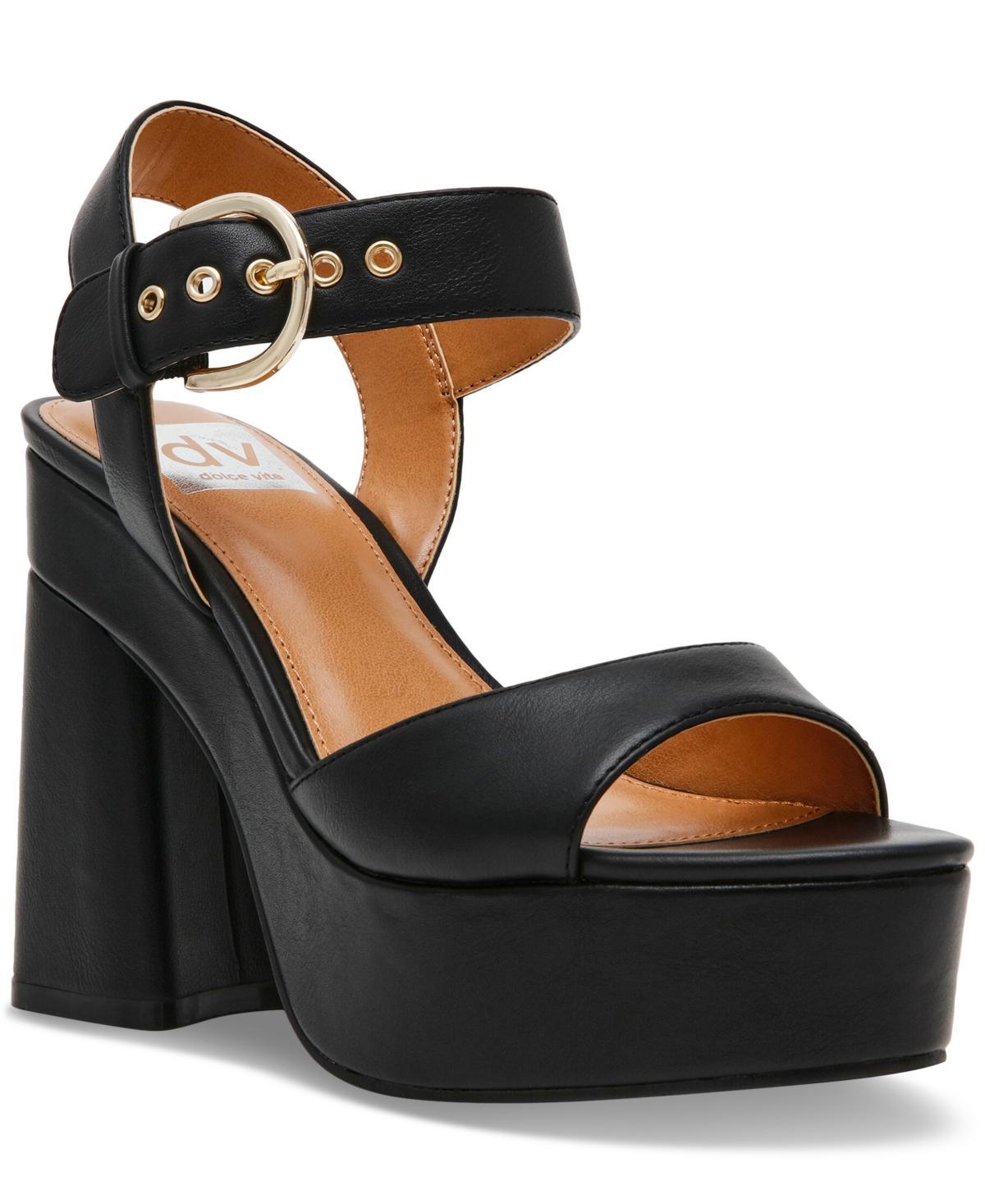 Dv Dolce Vita Womens Wayward Ankle-Strap Buckle Platform Sandals Product Image