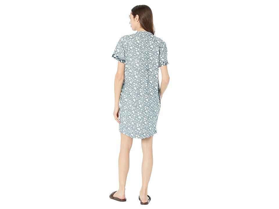 Faherty Gemina Dress (Indigo Echo Floral) Women's Dress Product Image