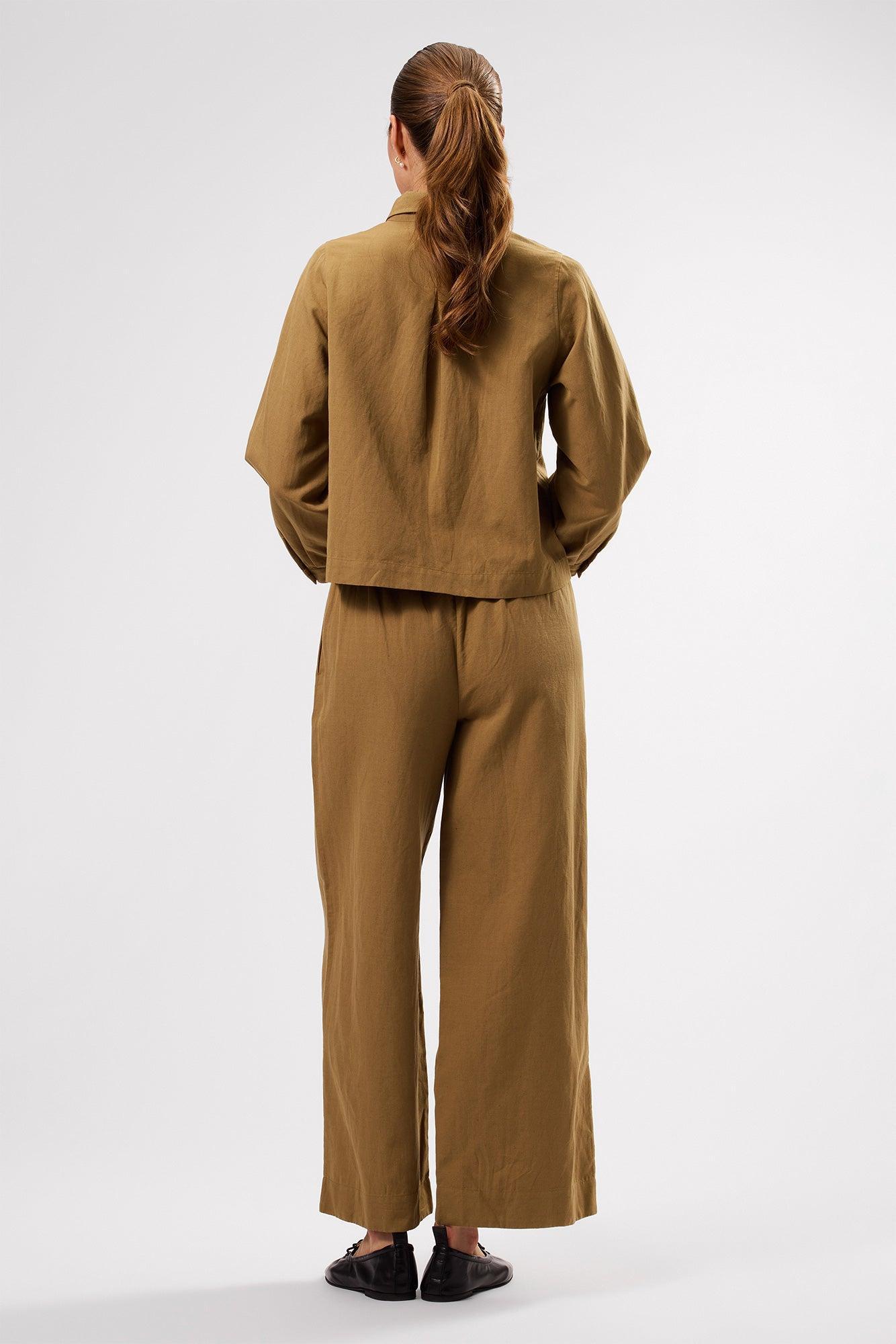 Malia Cotton Linen Pant - Elm Product Image