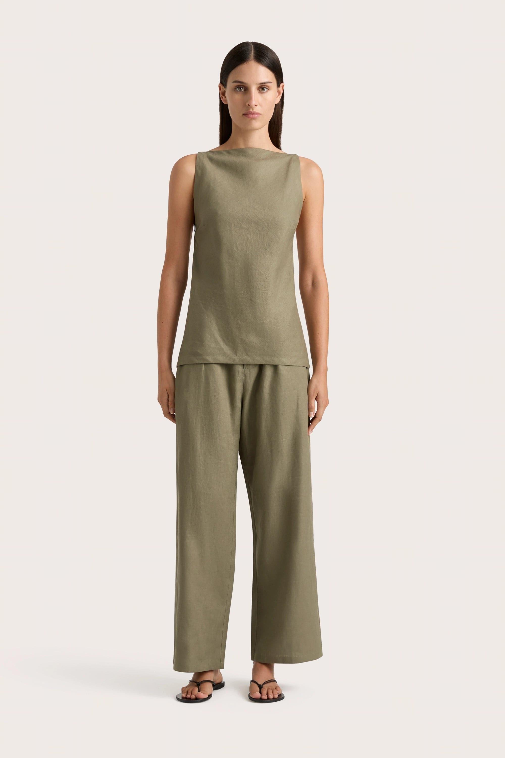 Ida Pant Khaki - Final Sale Product Image