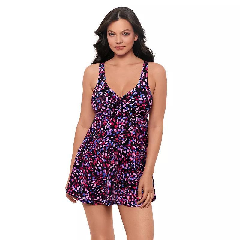 Womens Bal Harbour Abstract Bow Swim Dress Product Image