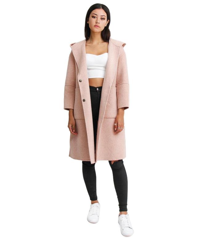 Women Belle & Bloom Walk This Way Wool Blend Oversized Coat Product Image