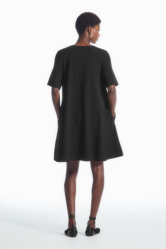 FLARED MINI T-SHIRT DRESS Product Image