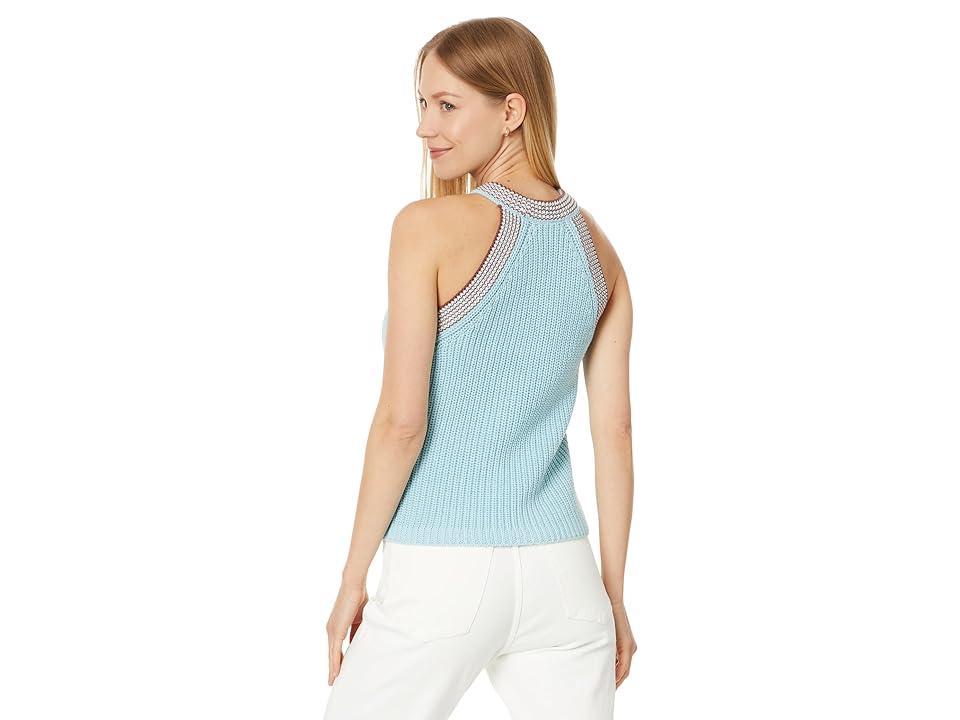 Madewell Ribbed Cutaway Sweater Tank Heron) Women's Sweater Product Image