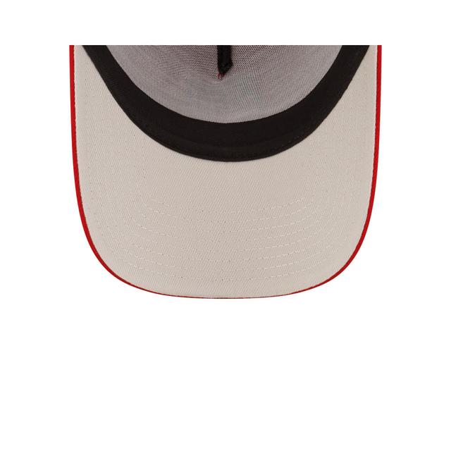 US Soccer Red 9FORTY A-Frame Trucker Hat Male Product Image