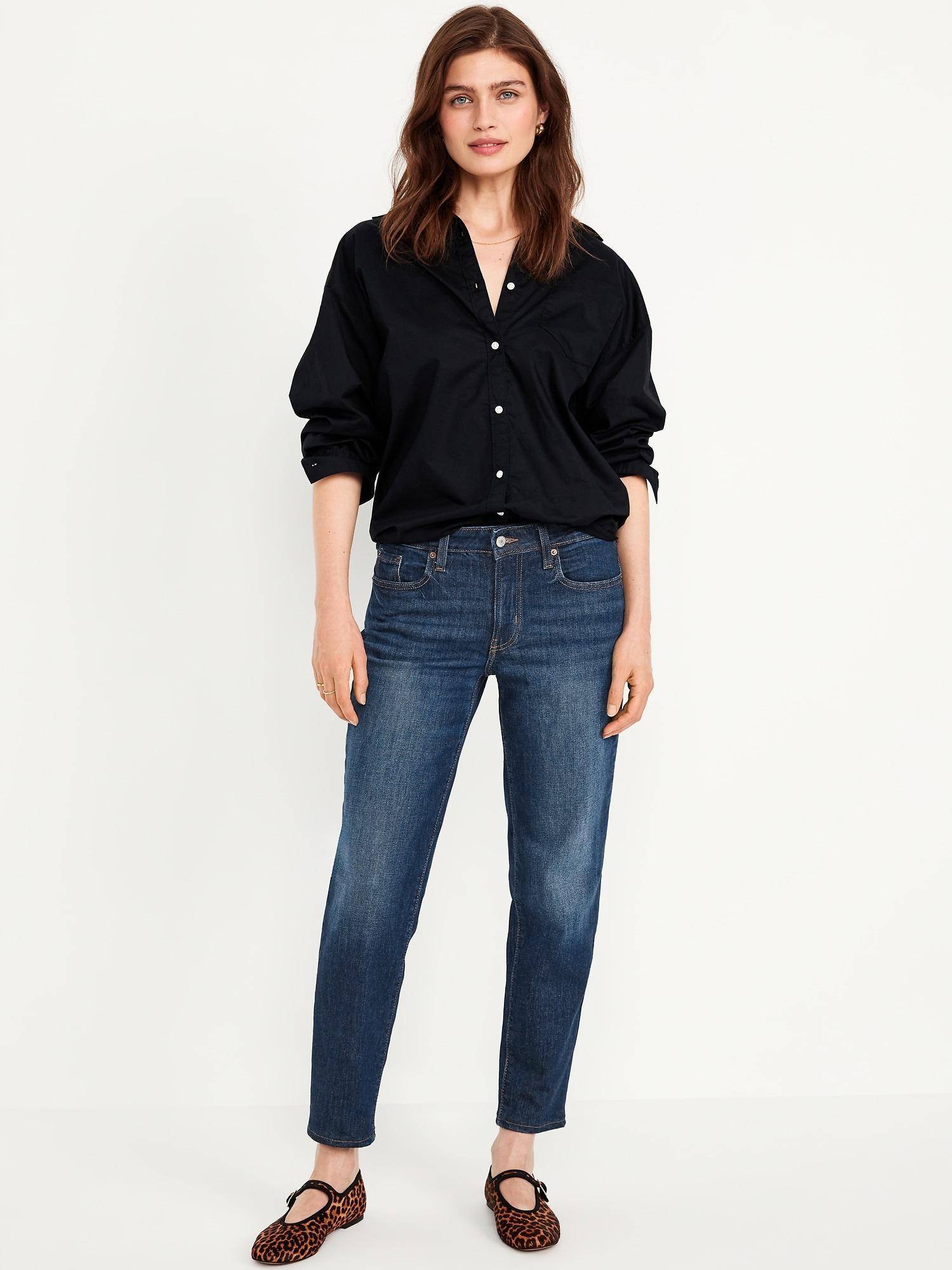 Mid-Rise OG Straight Ankle Jeans Product Image