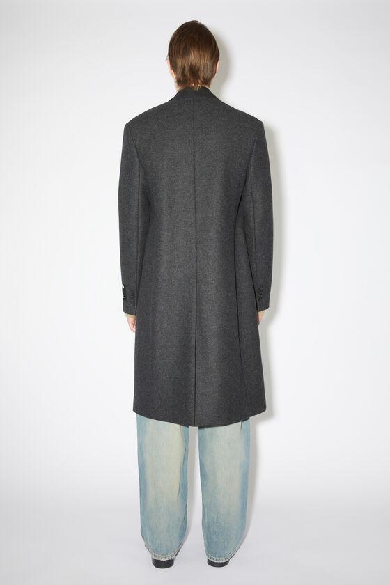 Single-breasted wool blend coat Product Image