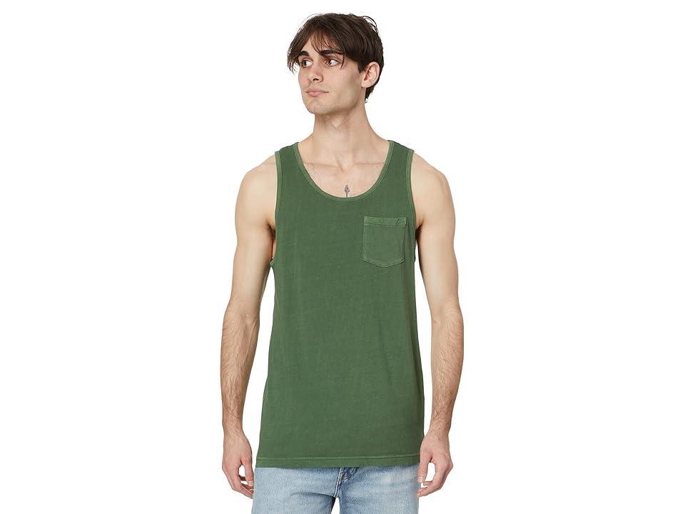 RVCA PTC Pigment Tank Top (College ) Men's Clothing Product Image