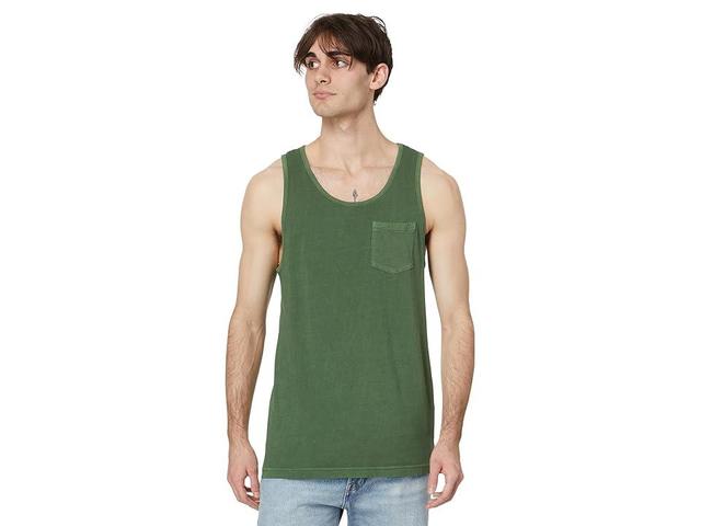 RVCA PTC Pigment Tank Top (College ) Men's Clothing Product Image