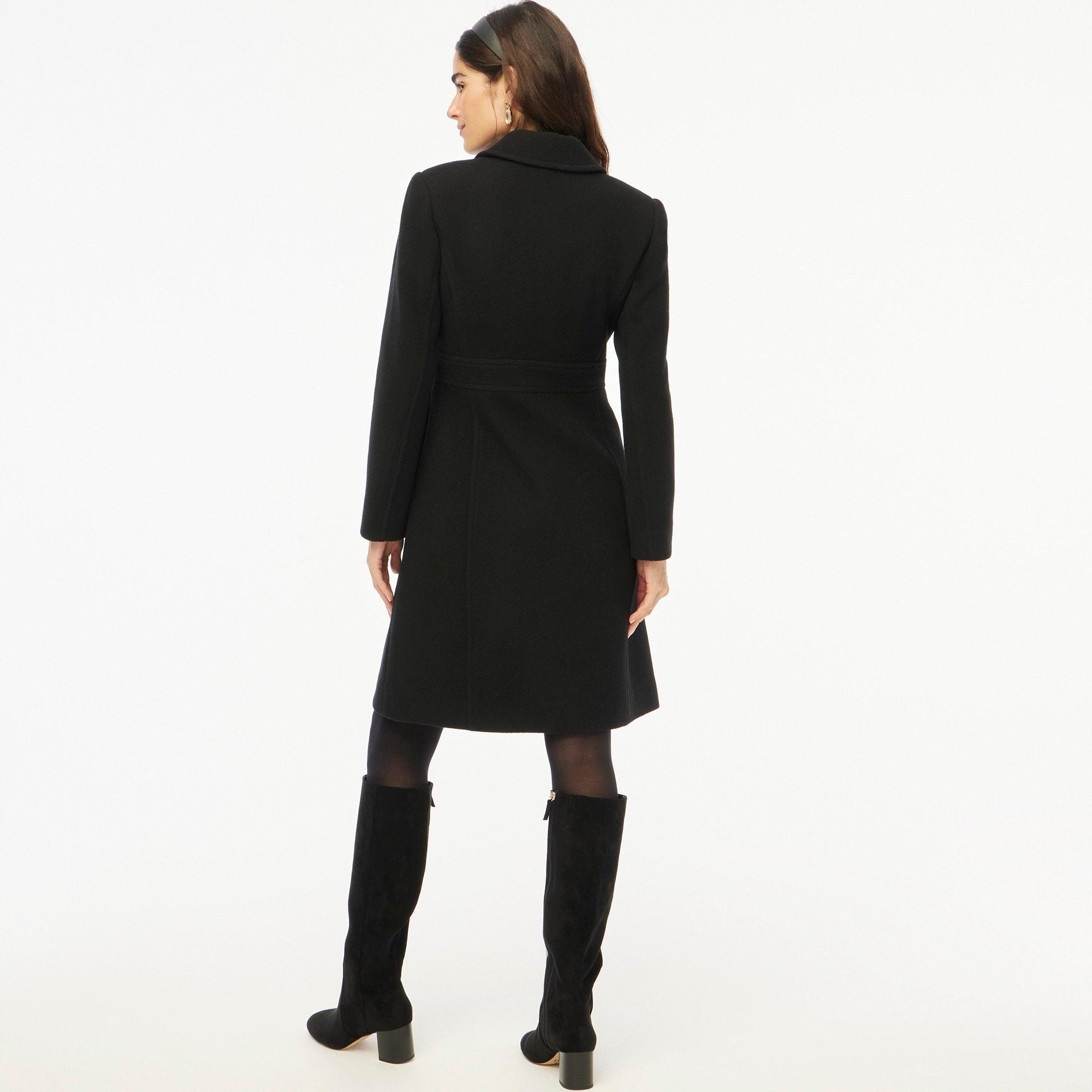 Wool-blend lady day coat Product Image