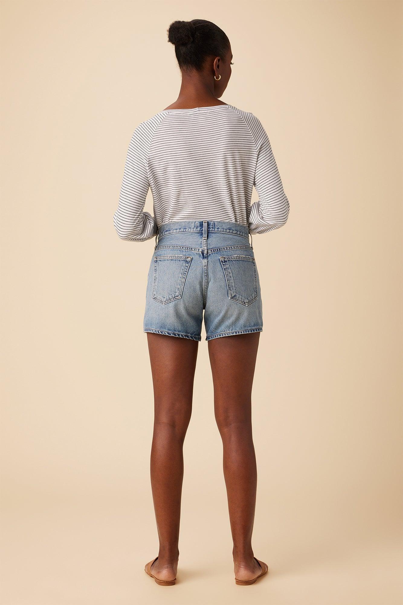 AGOLDE Parker Long Denim Short - Occurrence Product Image