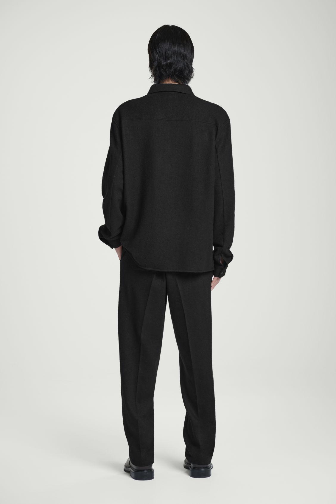 BOILED-WOOL OVERSHIRT Product Image