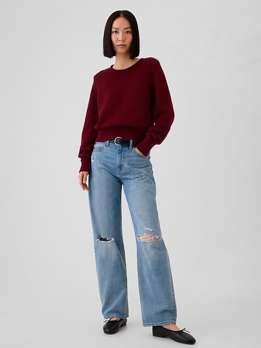 Cropped Rollneck Sweater Product Image