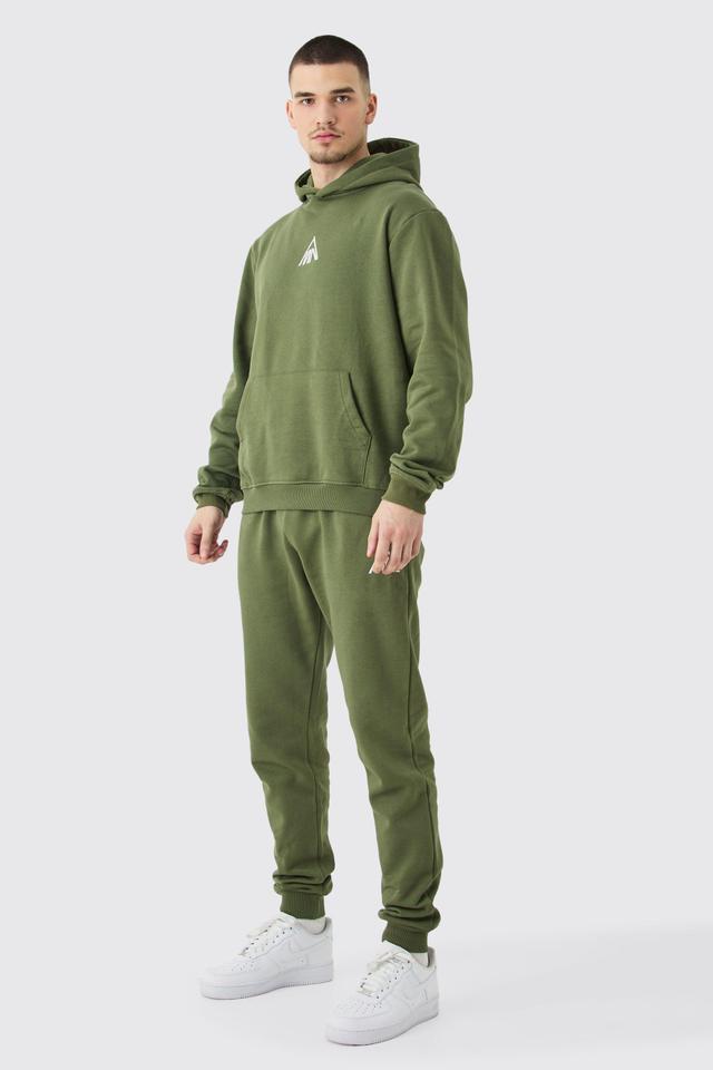 Tall Man Regular Fit Hooded Tracksuit | boohooMAN USA Product Image