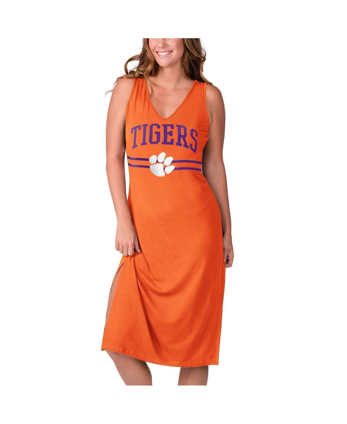 Womens G-III 4Her by Carl Banks Clemson Tigers Training V-Neck Maxi Dress Product Image