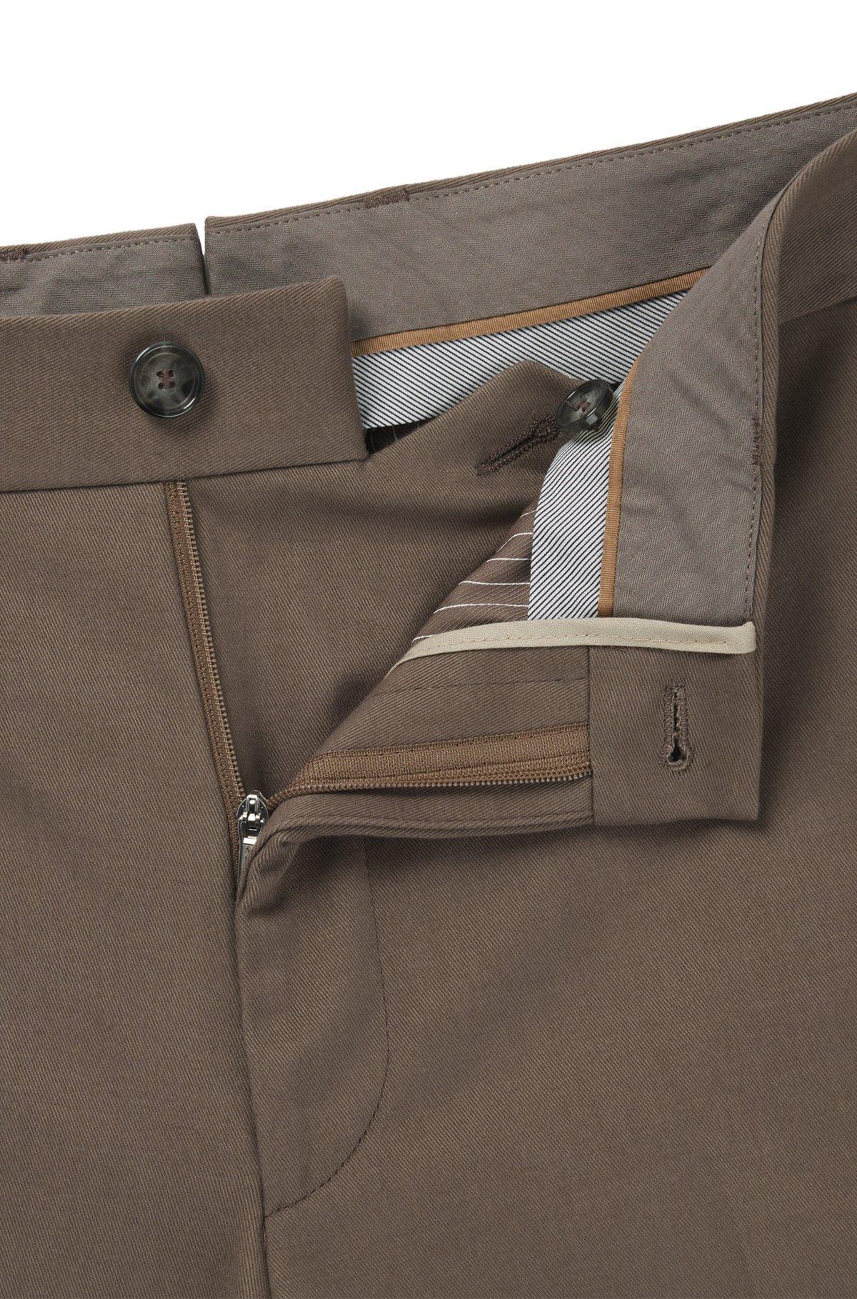 Slim-fit trousers in cotton, cashmere and stretch Product Image