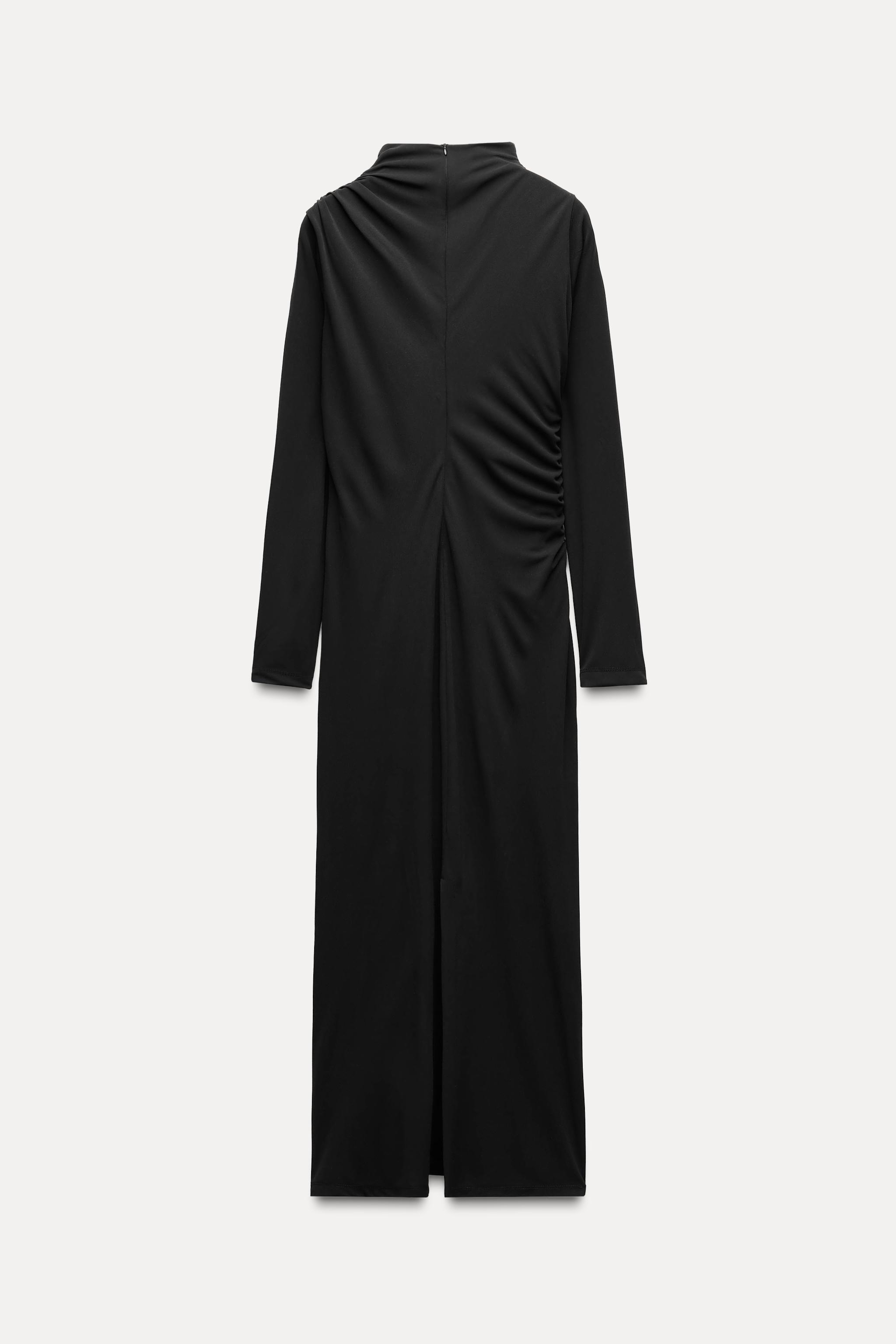 DRAPED MIDI DRESS Product Image