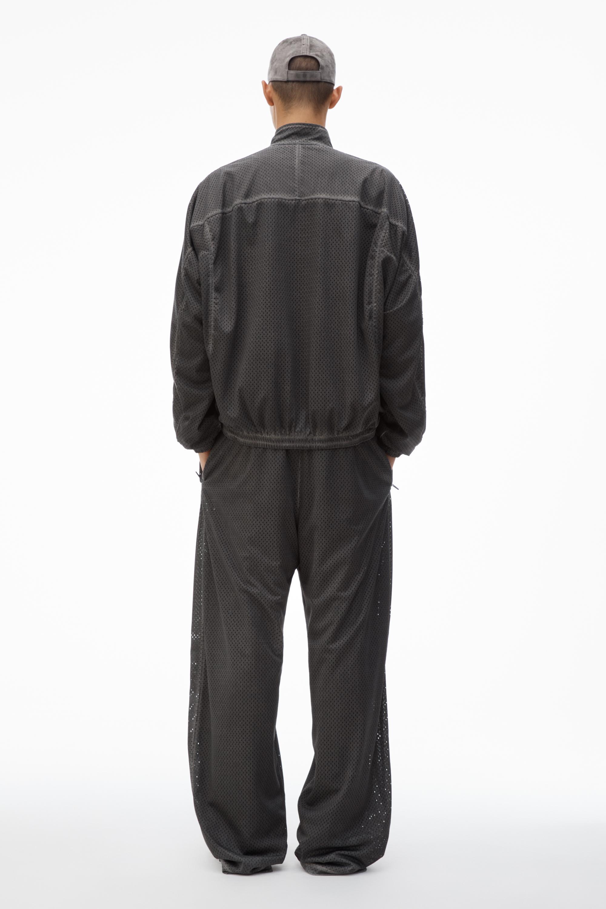 Track Jacket In Perforated Mesh Product Image