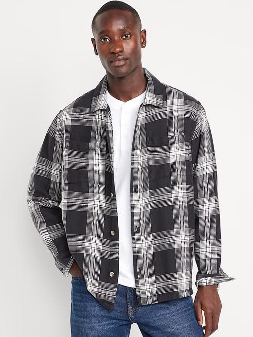 Heavyweight Plaid Flannel Shirt Product Image