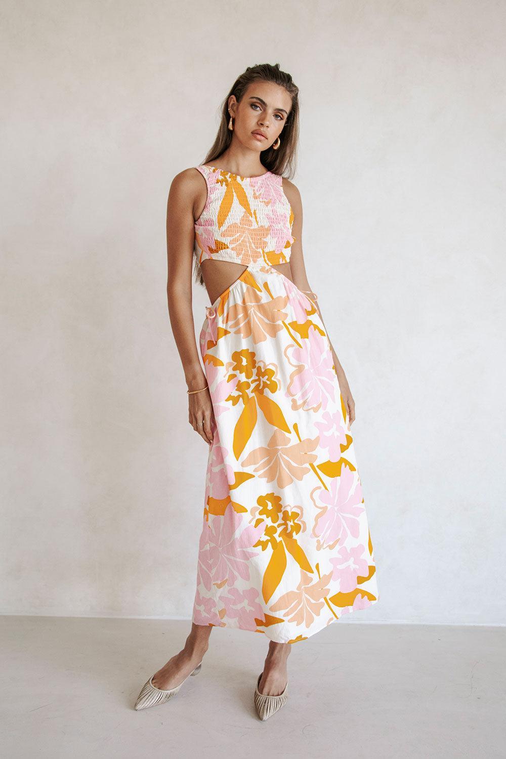 Astley Dress - Hibiscus Product Image