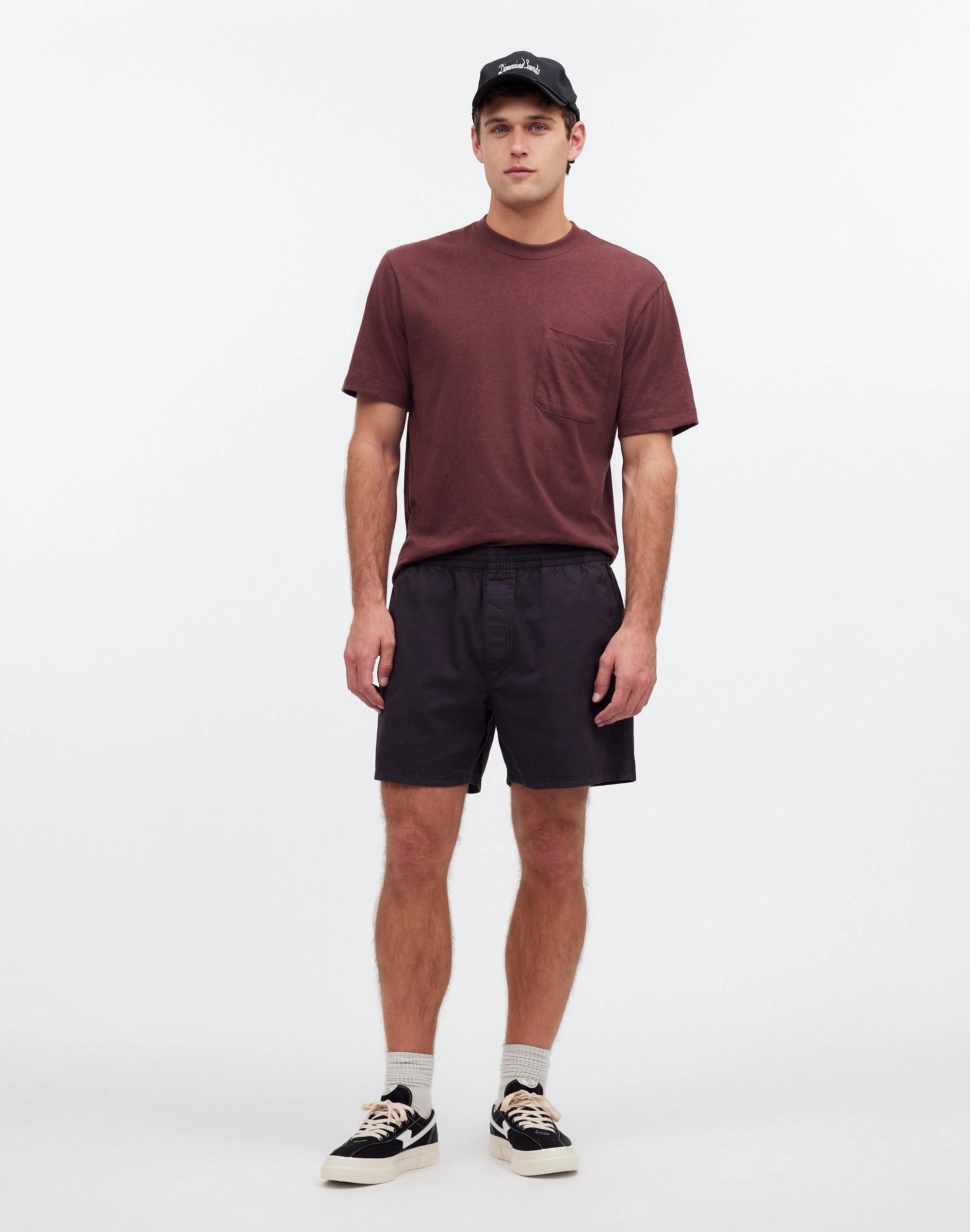 Cotton-Hemp Blend Everywear Shorts Product Image