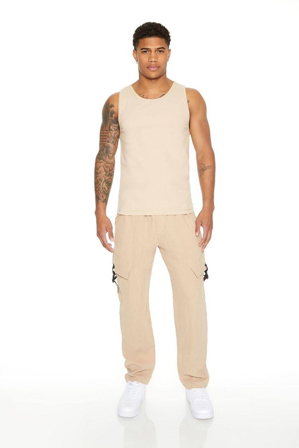 Release Buckle Cargo Joggers | Forever 21 Product Image