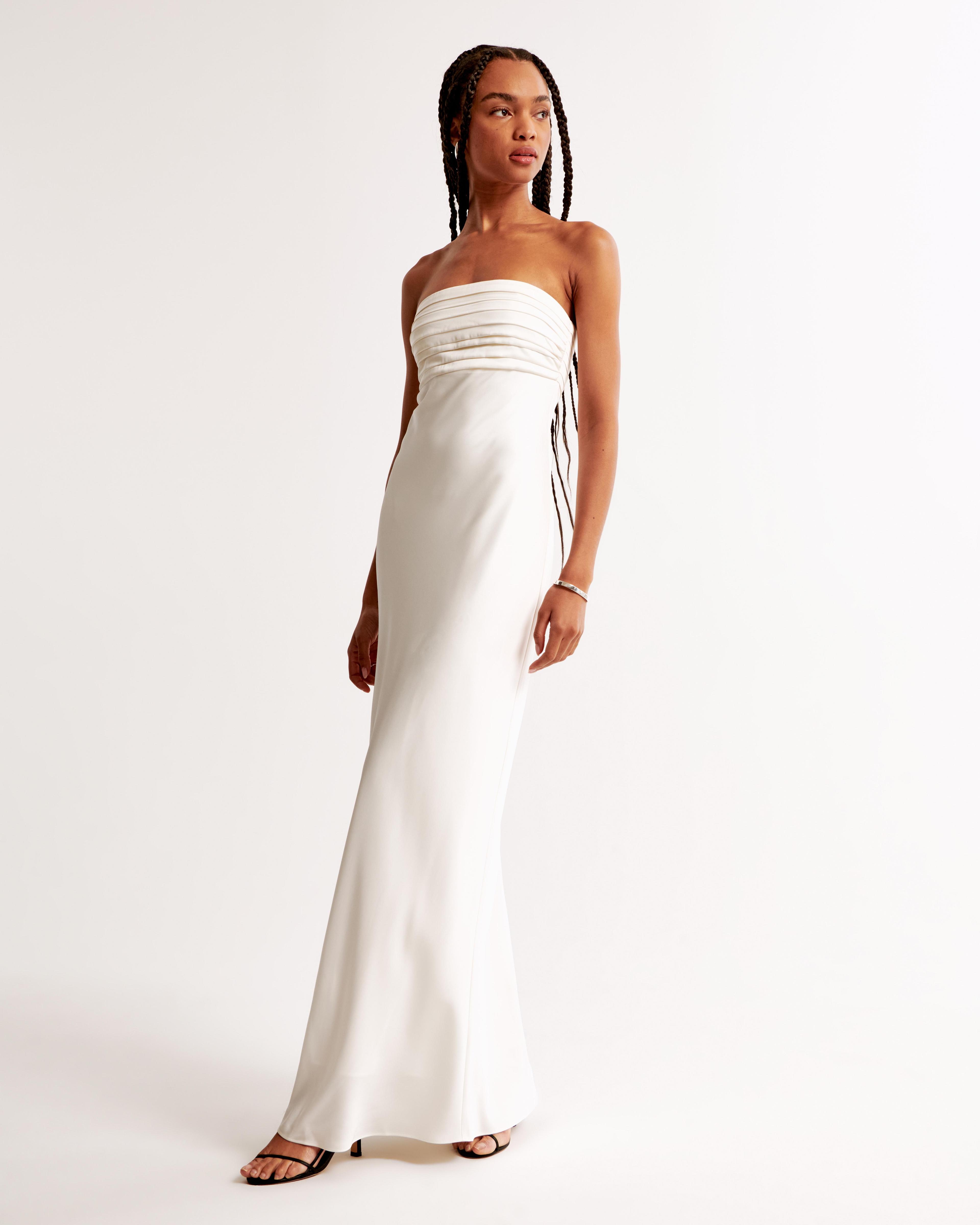 The A&F Emerson Strapless Slim Maxi Dress Product Image