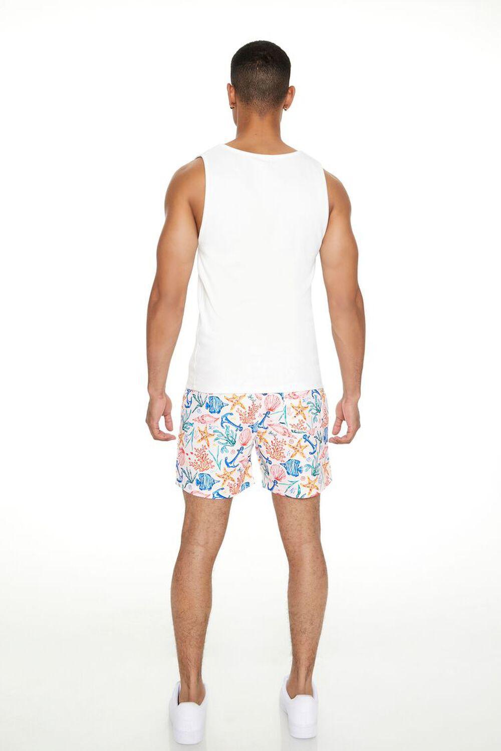 Ocean Life Print Swim Trunks | Forever 21 Product Image