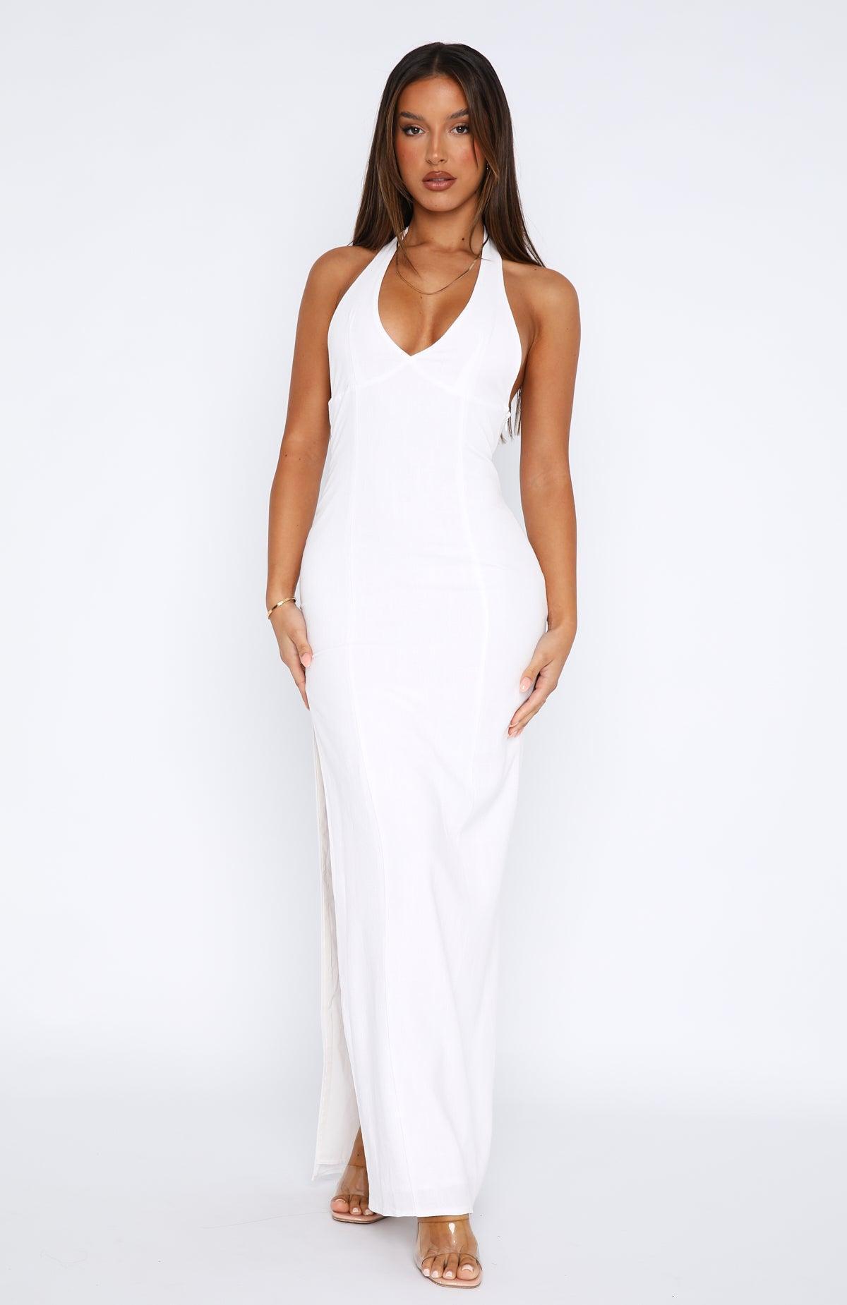 Sun Kissed Glow Maxi Dress White Product Image