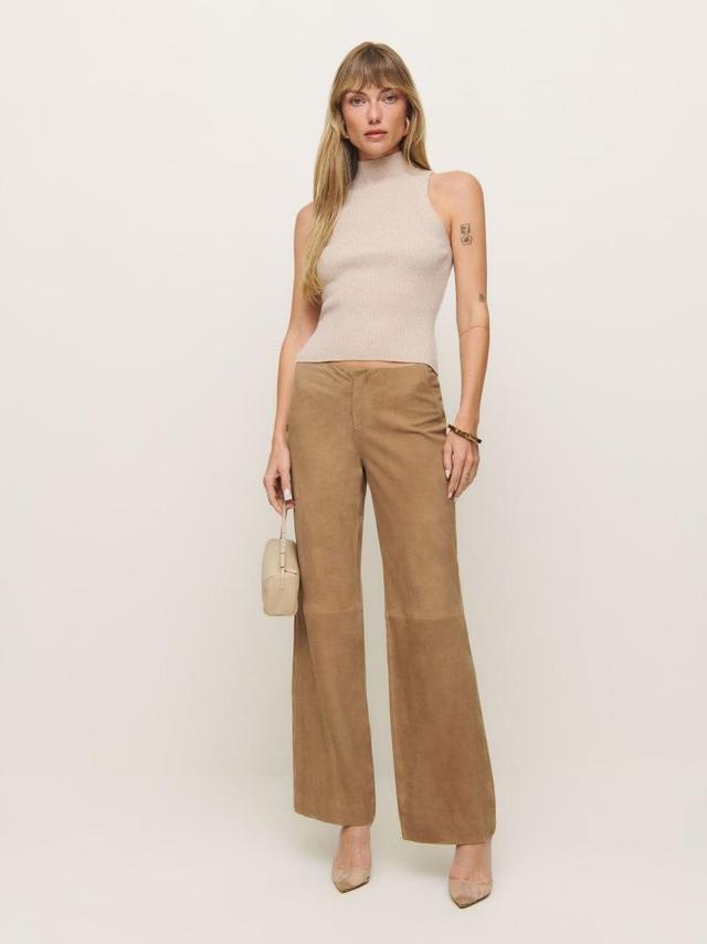 Veda Vida Low Rise Leather Pant Product Image