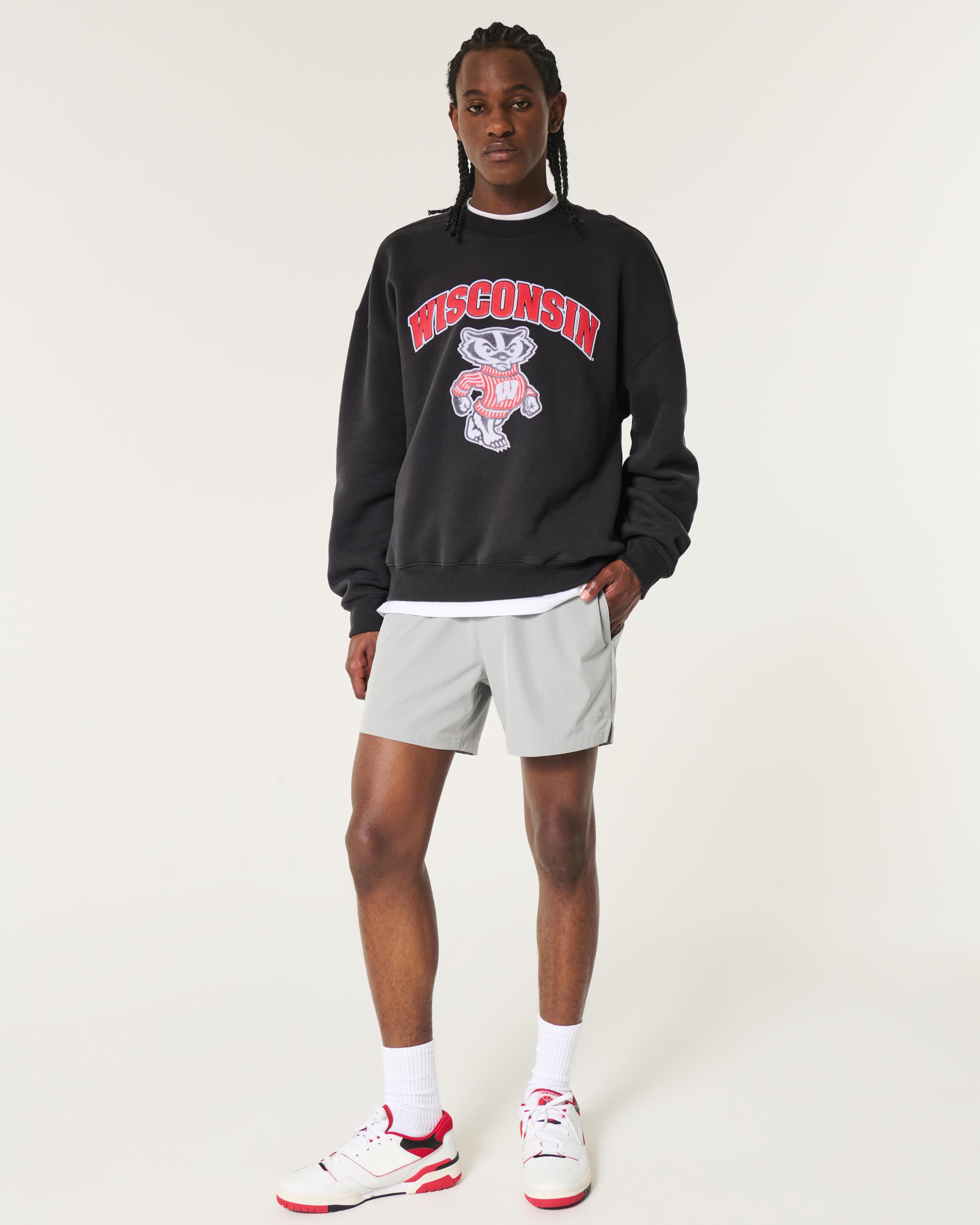 Boxy University of Pennsylvania Graphic Crew Sweatshirt Product Image