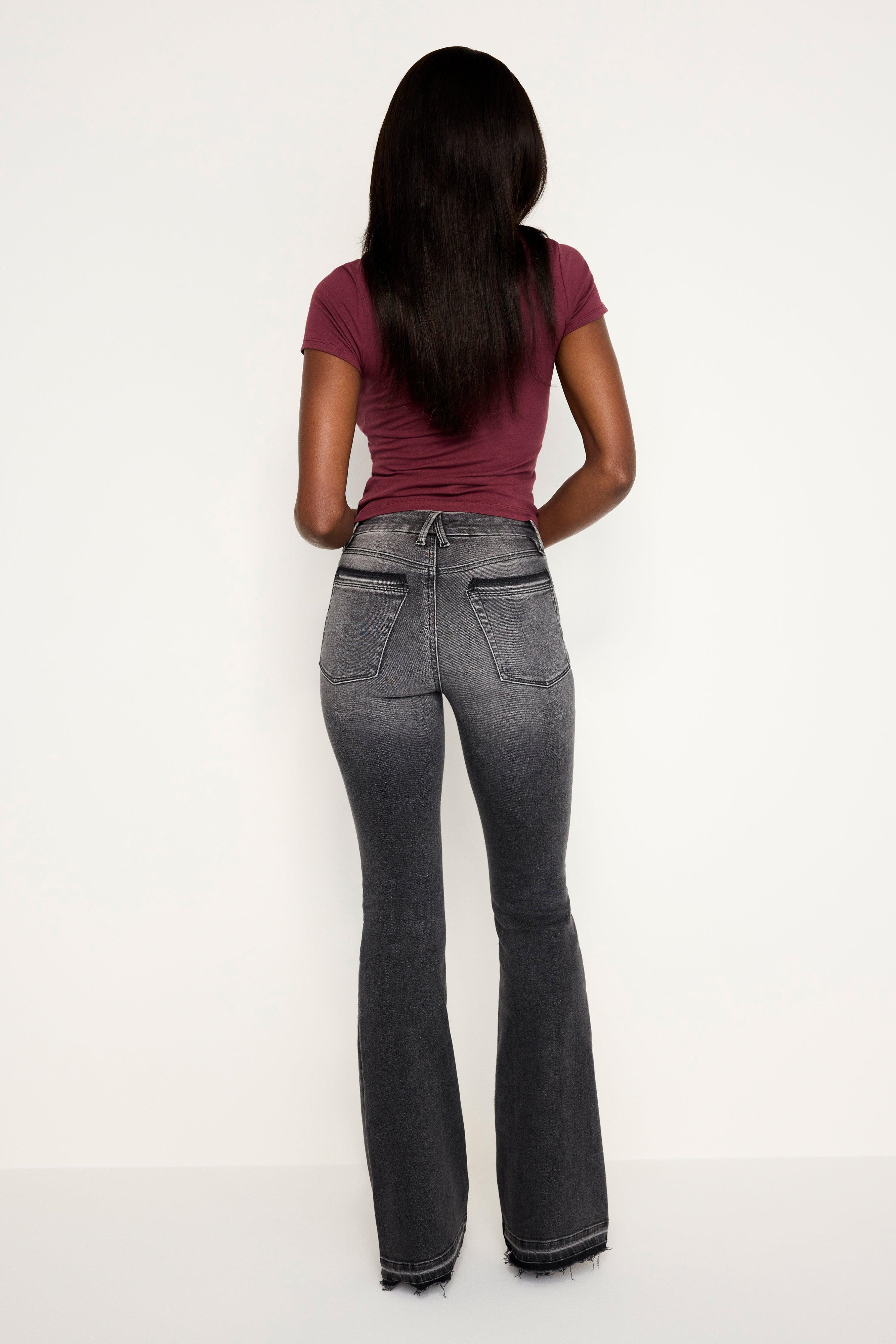 GOOD LEGS FLARE JEANS | BLACK338 Product Image