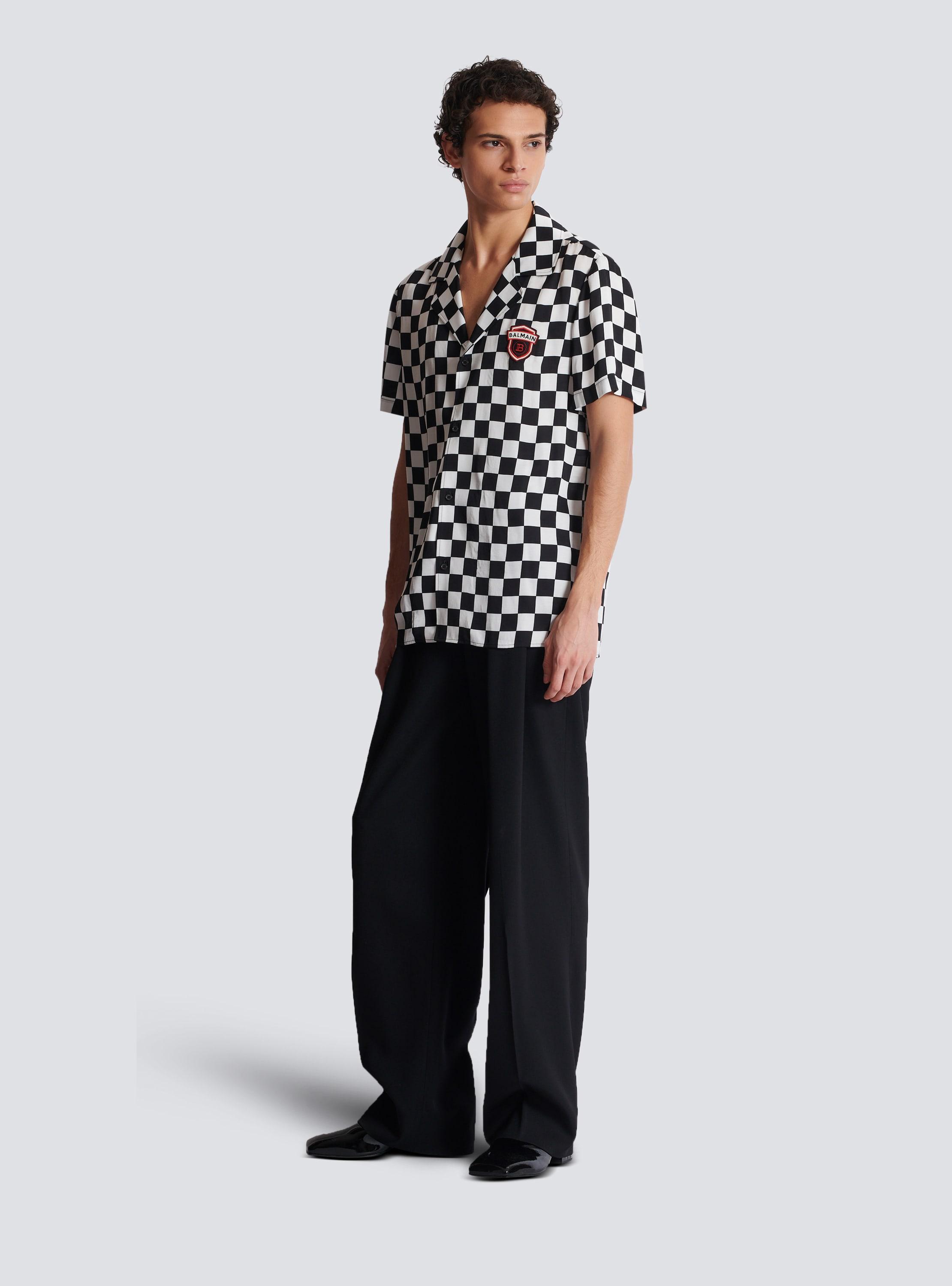 Satin Balmain Racing pyjama shirt Product Image