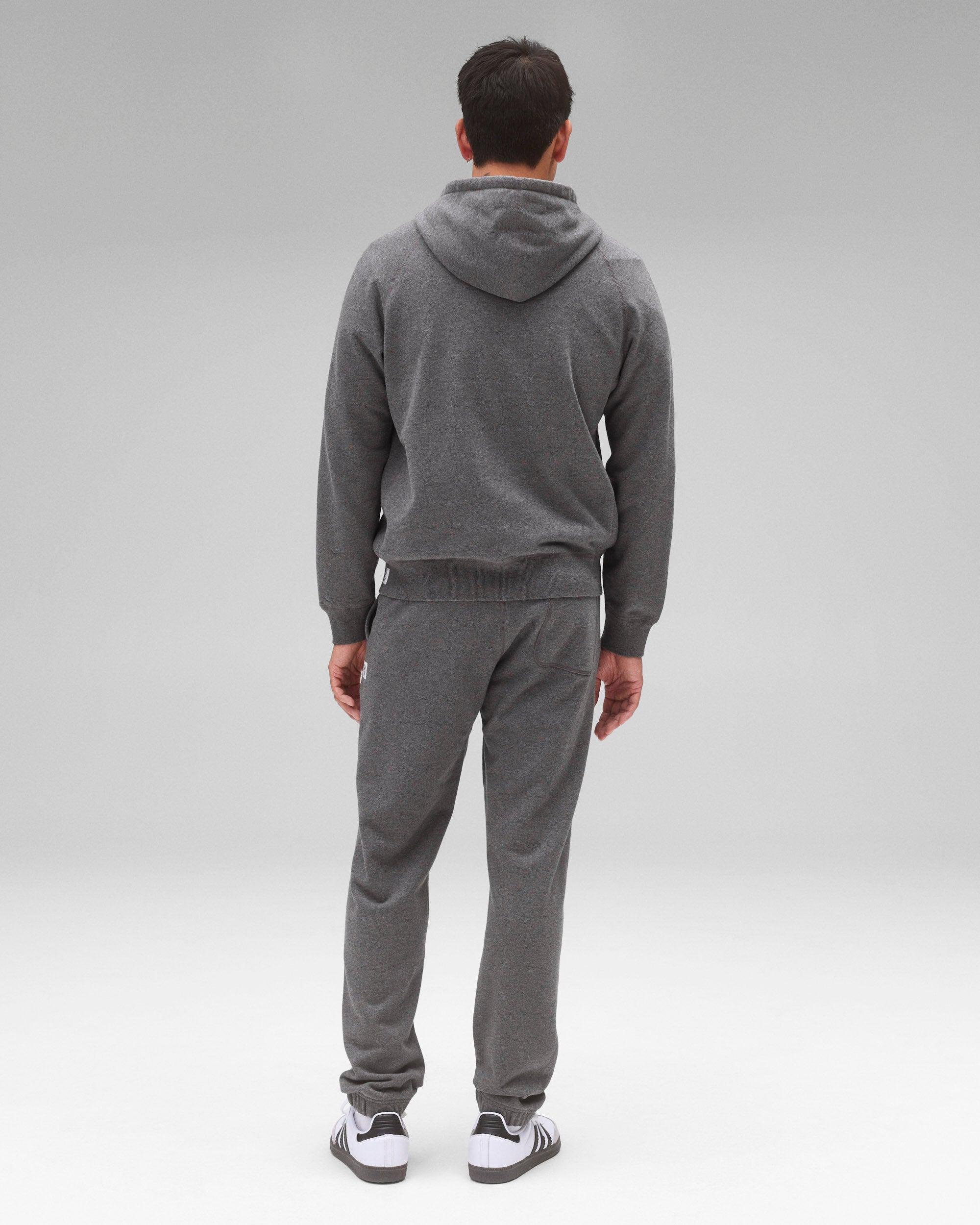 Midweight Terry Standard Zip Hoodie Male Product Image