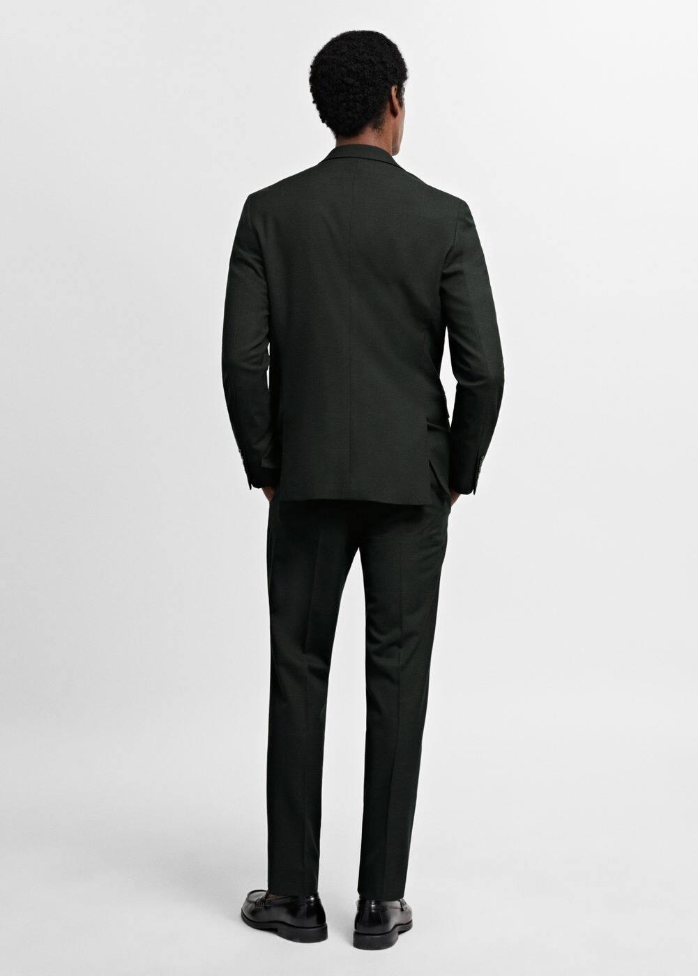 MANGO MAN - Super slim-fit suit blazer in stretch fabric greenMen Product Image