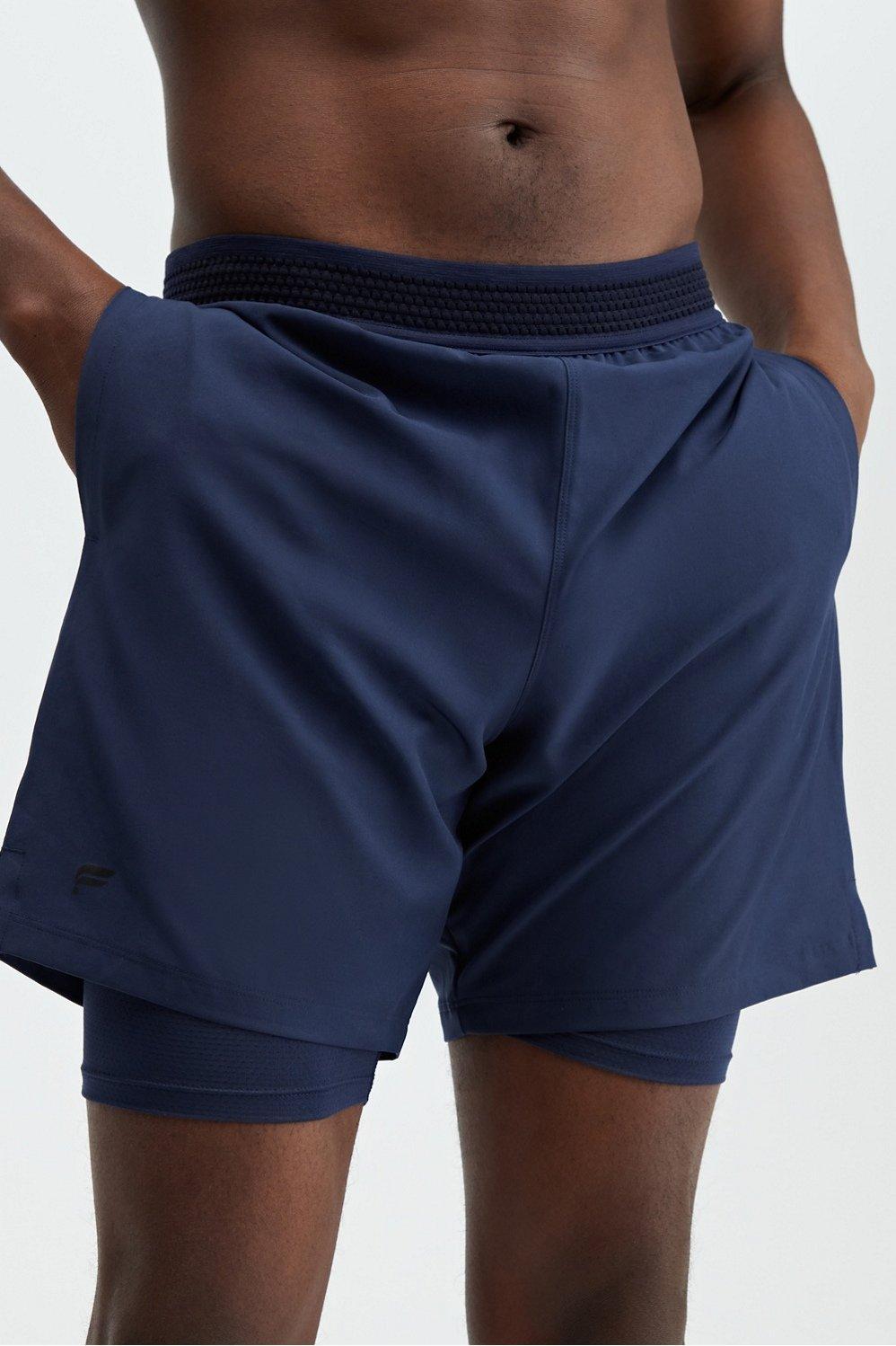 Fabletics Men The Fundamental Short (Lined) male Navy Size XXL Product Image