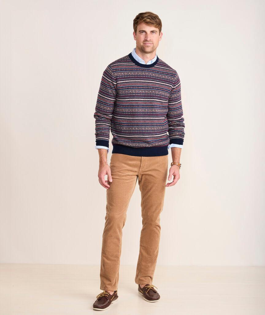 Wool Fair Isle Crewneck Sweater Product Image