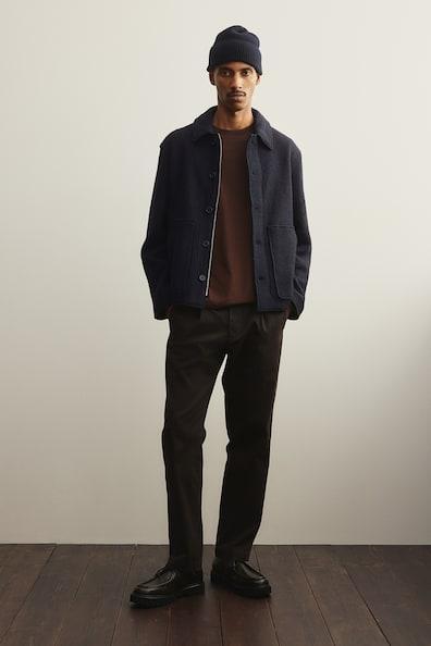 Regular Fit Wool-Blend Jacket Product Image