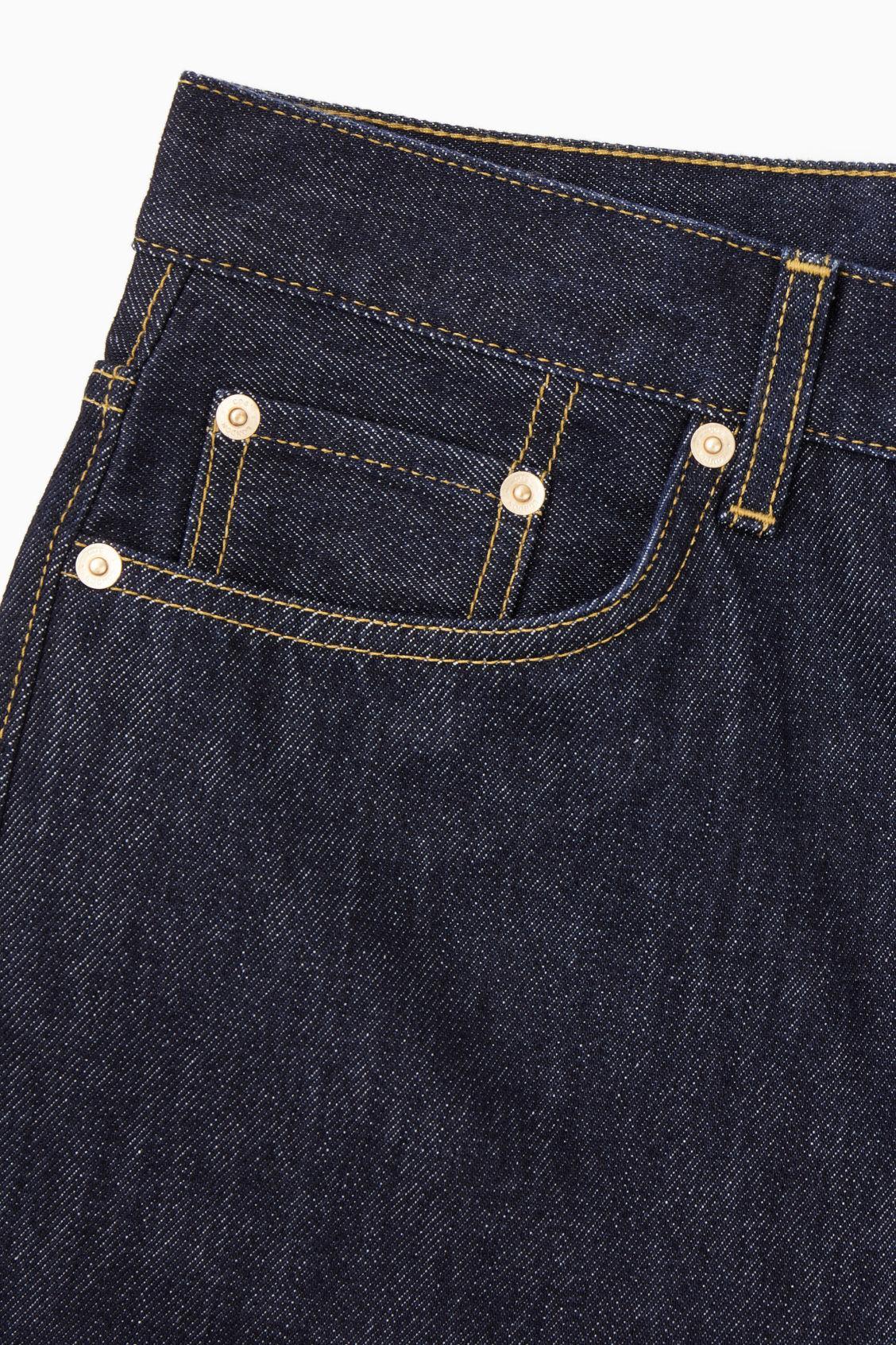 HIGH-RISE STRAIGHT-LEG JEANS Product Image