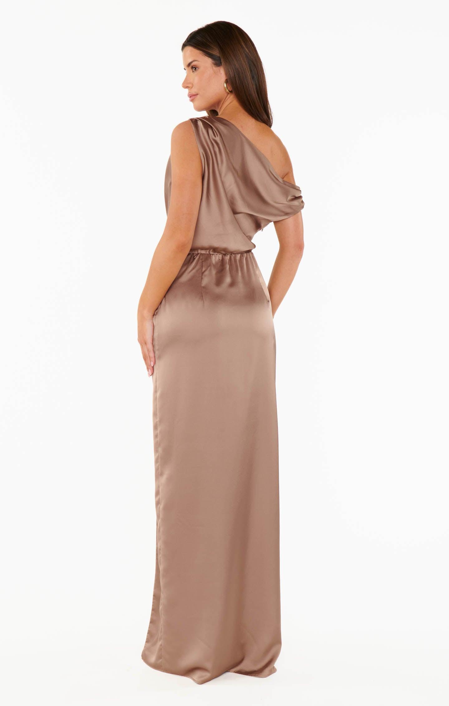 Jodie Dress ~ Dune Luxe Satin Product Image