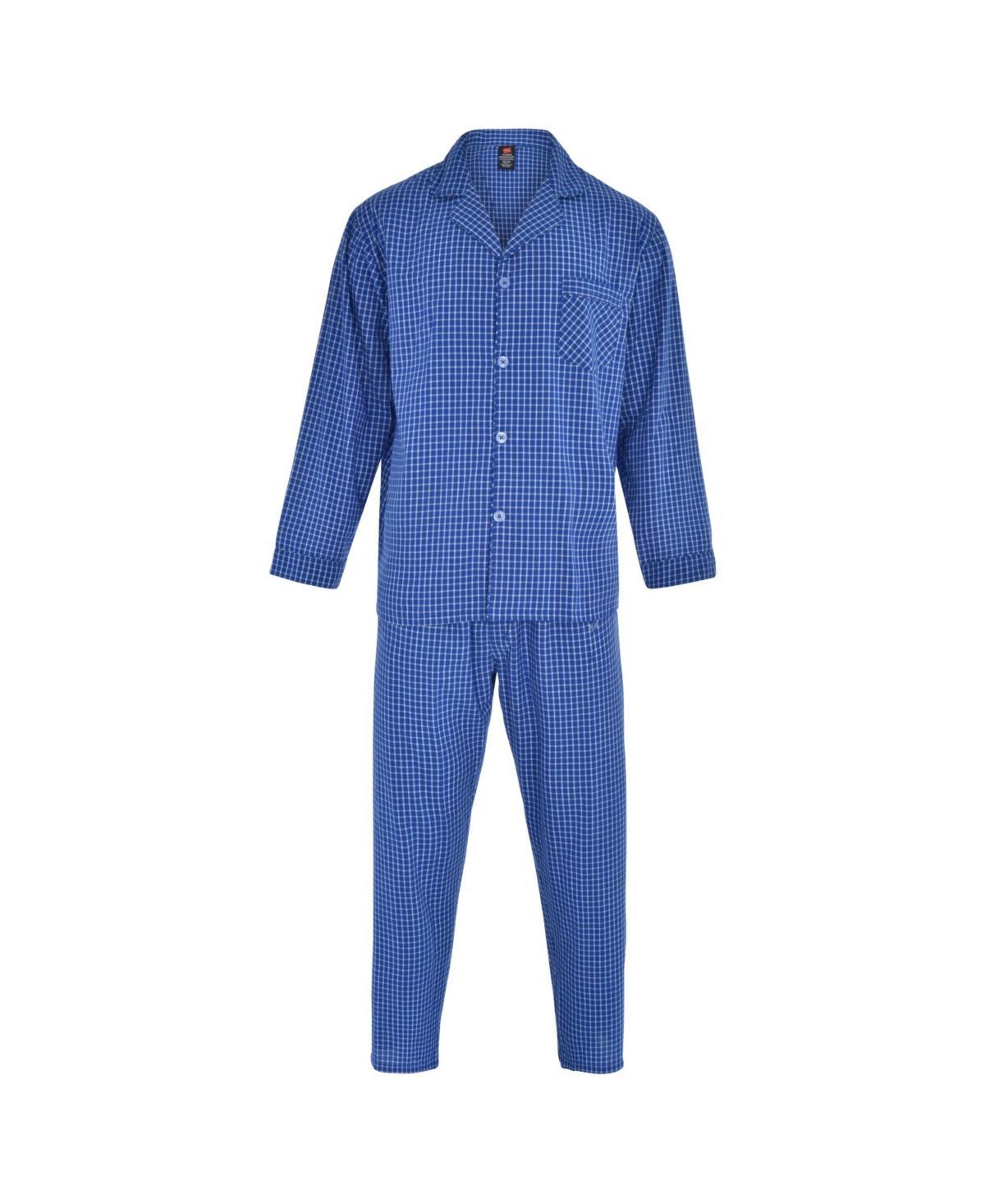 Big & Tall Hanes Classics Pajama Set, Mens Blue Product Image