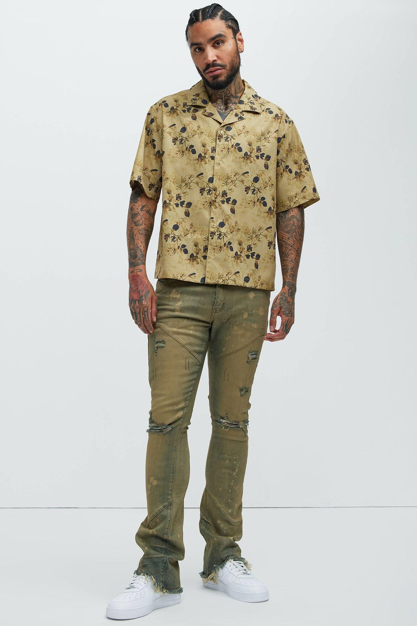 Davis Vintage Floral Shirt - Brown/combo Product Image