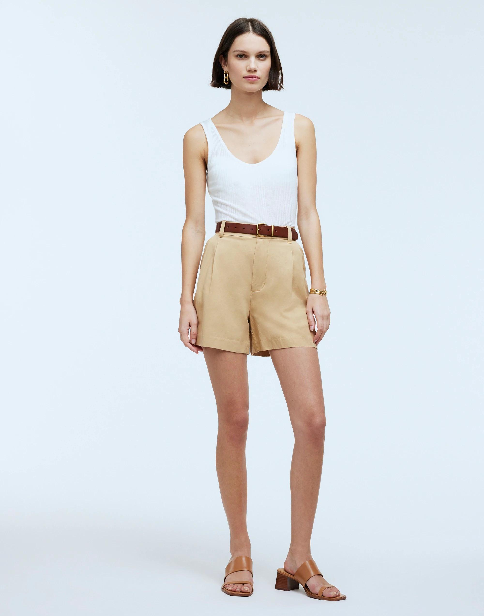 The Harlow Short in Drapey Twill product image