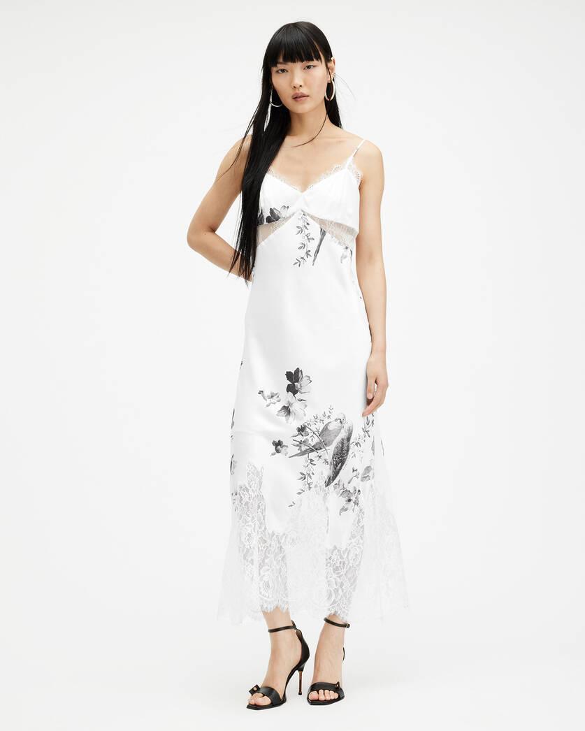 Evangelia Iona Slim Fit Midi Slip Dress Product Image