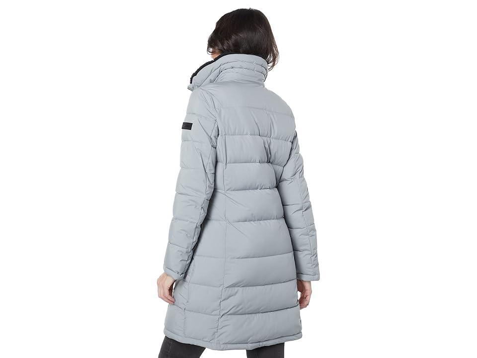 Calvin Klein Stretch Walker Puffer Jacket (Dark Navy) Women's Clothing Product Image